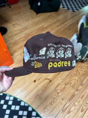 New Era San Diego Padres Brown 59FIFTY Fitted Cap 6 7/8 MLB Baseball